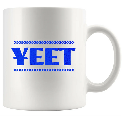Yeet Ceramic Mug 11 oz White - Panvola