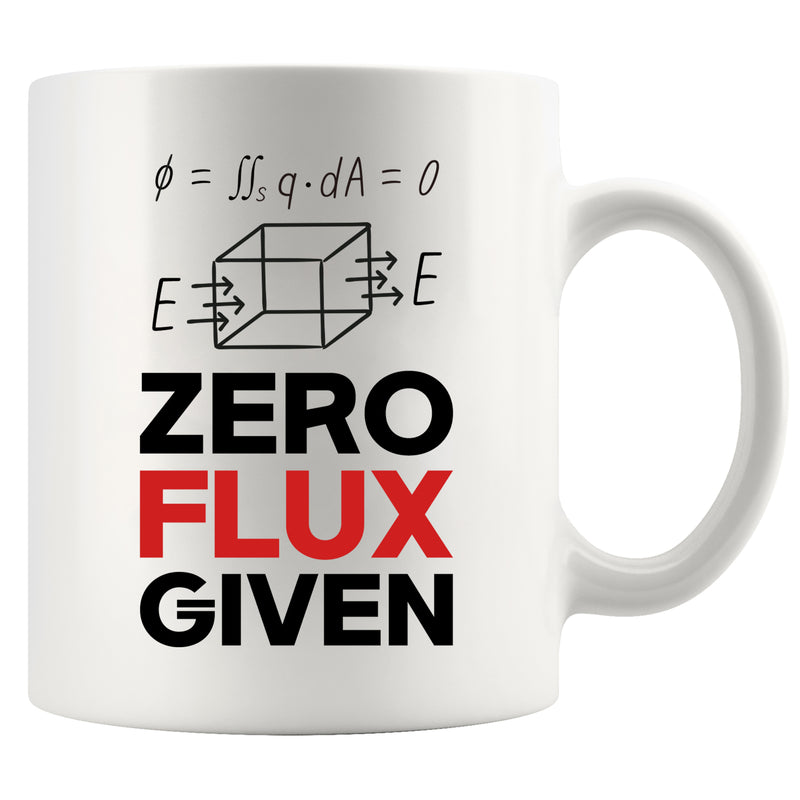 Zero Flux Given Ceramic Mug 11 oz White