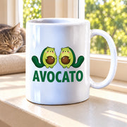 Avocato Ceramic Mug 11 oz White - Panvola