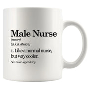 Male Nurse Murse Coffee Mug 11oz White - Panvola