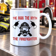 The Man The Myth The Firefighter Fireman Gifts Coffee Mug 11 oz - Panvola