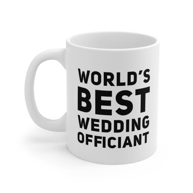 Customized Worlds Best Wedding Official From Bride Groom Ceramic Mug 11oz