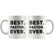 Pastor Gifts Best Pastor Ever Coffee Mug.
