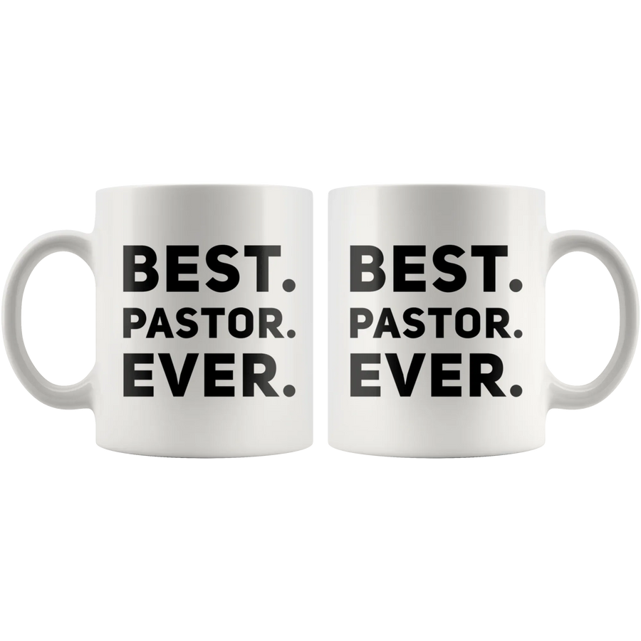 Pastor Gifts Best Pastor Ever Coffee Mug, image 4 of 4