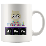 Alpaca Periodic Table Elements Chemistry Gift Coffee Ceramic Mug 11 oz.
