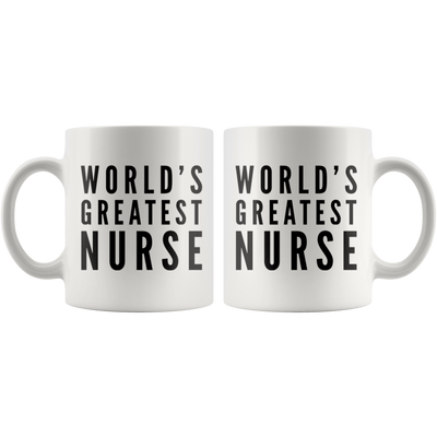 World's Greatest Nurse Gift Coffee Mug 11 oz