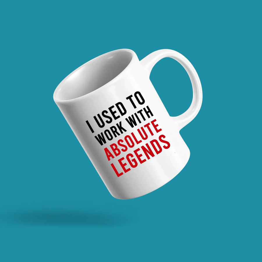 I Used To Work With Absolute Legend Coffee Mug 11 oz, image 2 of 5