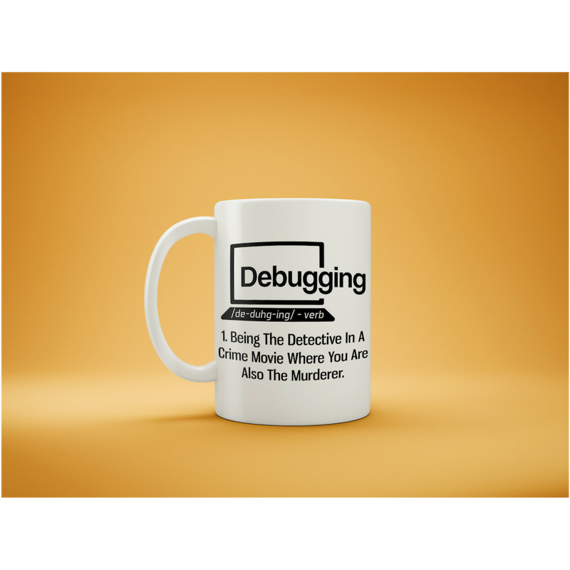 Debugging Being The Detective In A Crime Funny Gift Coffee Mug 11 oz ...