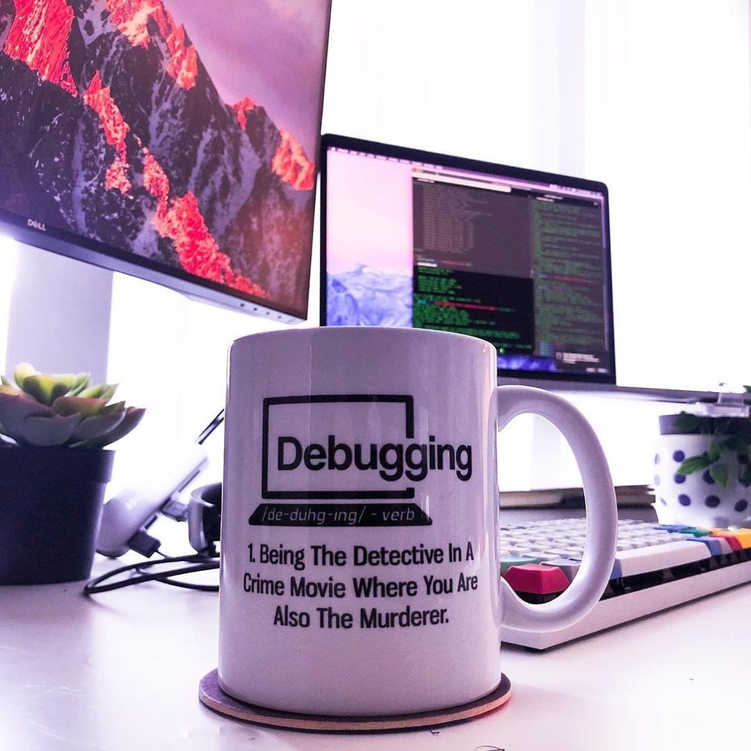 Debugging Being The Detective In A Crime Funny Gift Coffee Mug 11 oz ...