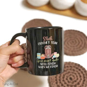 Sloth Crochet Team Speed Doesn't Matter Knitting Funny Coffee Mug 11oz - Panvola