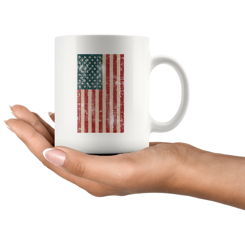 American Flag Independence Day Inspiring Patriotic Coffee Mug 11 oz - Panvola