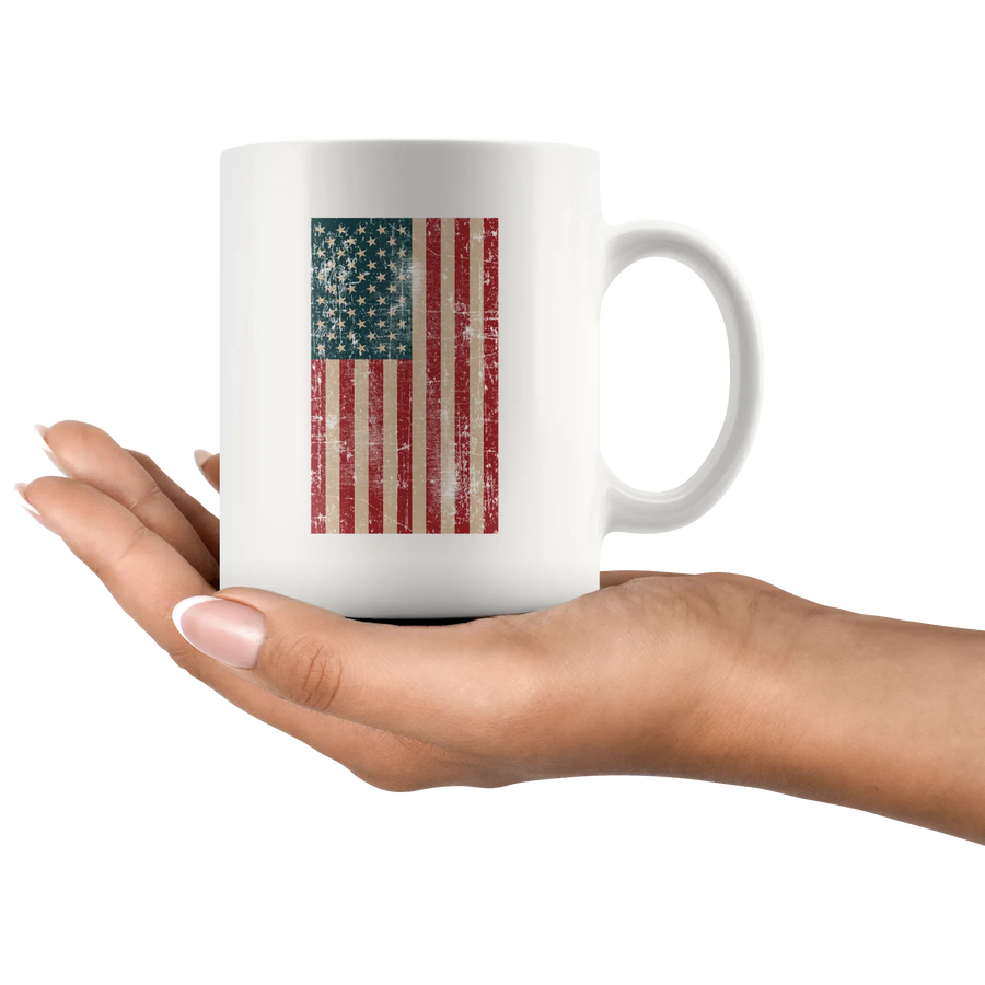 American Flag Independence Day Inspiring Patriotic Coffee Mug 11 oz, image 2 of 4