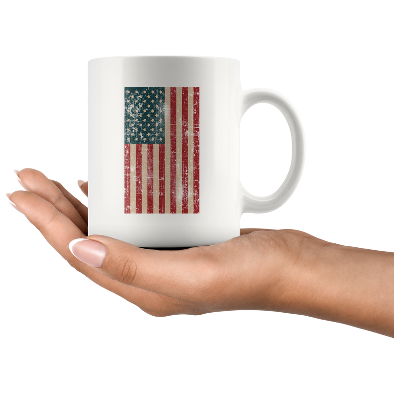 American Flag Independence Day Inspiring Patriotic Coffee Mug 11 oz
