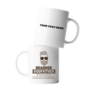 Personalized Bearded Godfather Definition Ceramic Mug 11oz - Panvola