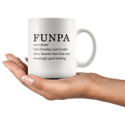 Funpa Definition Mug Grandpa Grandfather Fathers Day Coffee Mug 11oz.