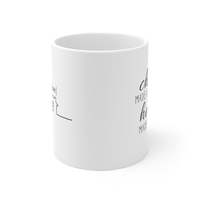 Personalized Chance Made Us Neighbors Coffee Ceramic Mug 11oz White