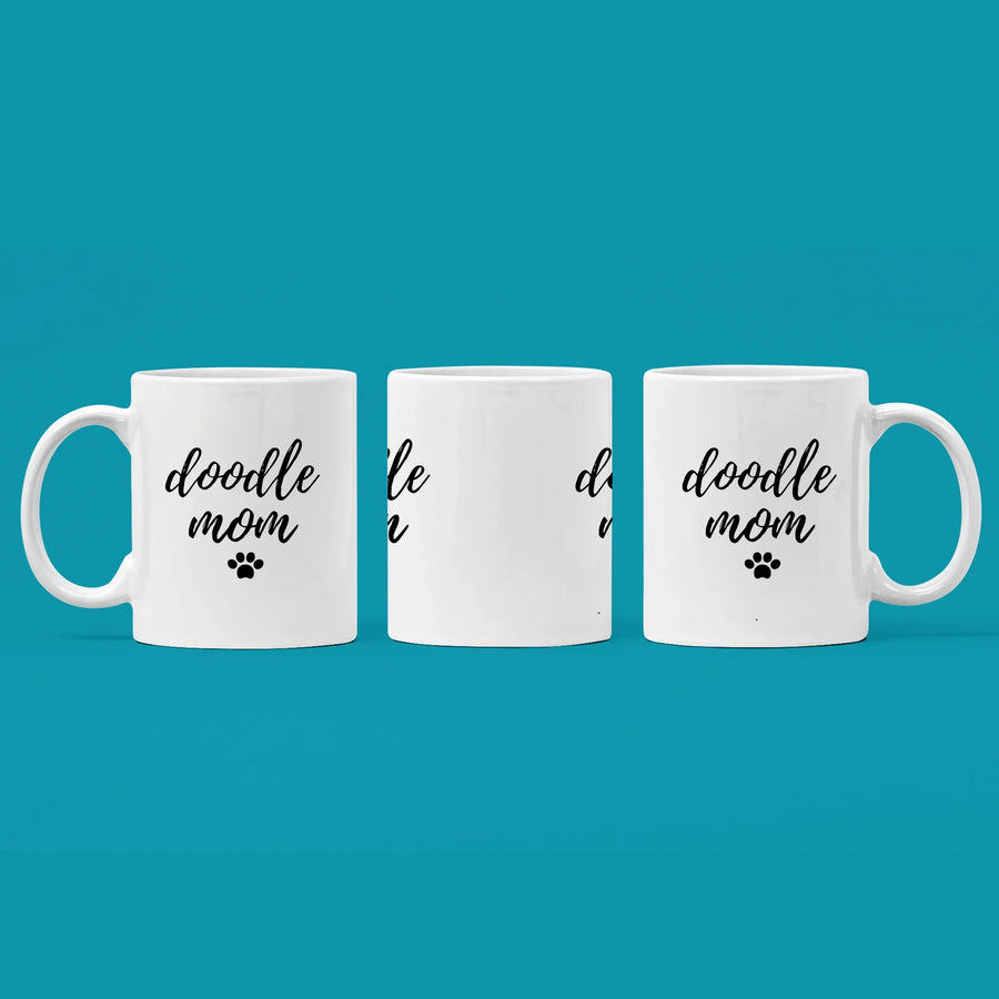 Doodle Mom Funny Gift For Dog Moms Lovers Coffee Mug 11oz, image 2 of 5