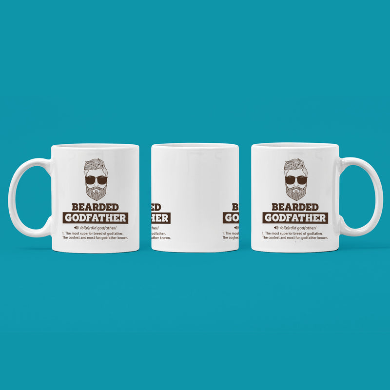 Bearded Godfather Definition From Godchild Christening Coffee Mug 11oz.