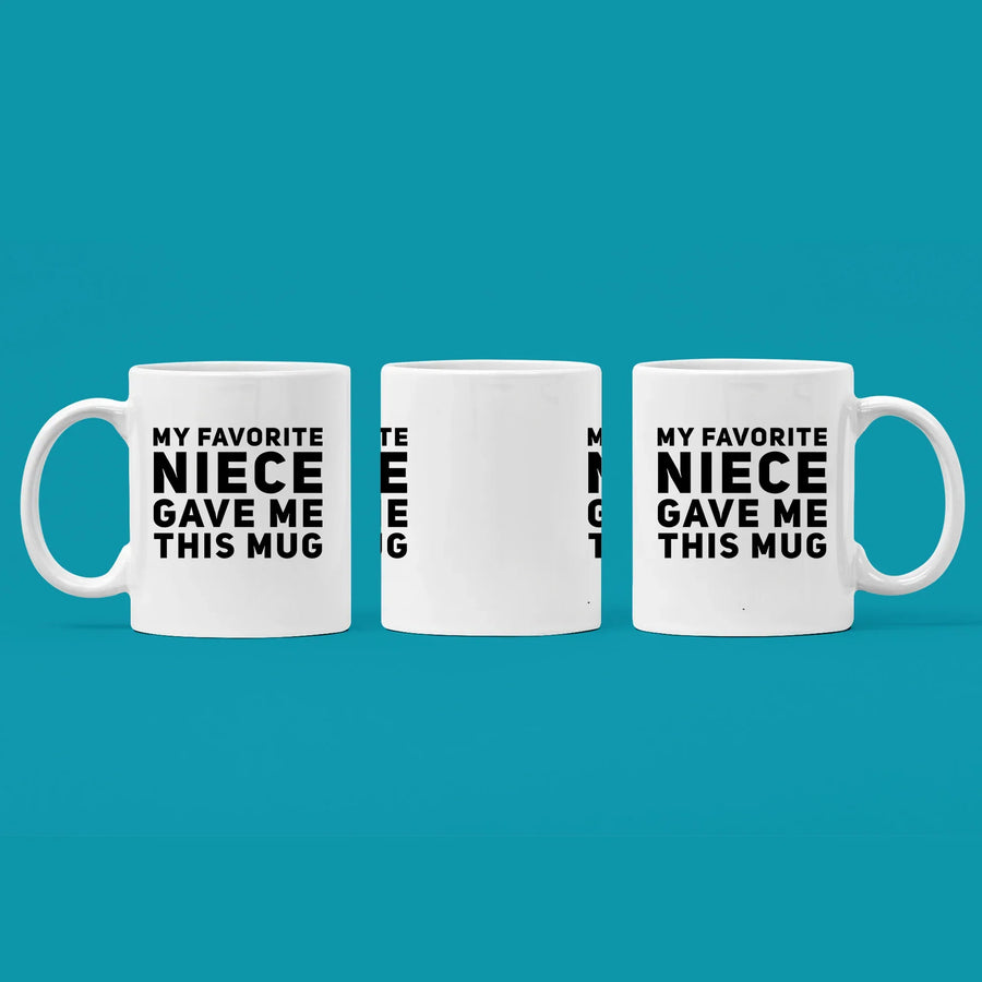 Gifts For Aunts And Uncle - My Favorite Niece Gave Me This Coffee Mug 11 oz, image 3 of 5