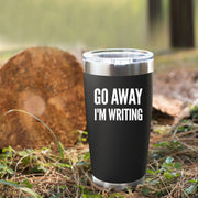 Go Away, I'm Writing Writer Vacuum Insulated Tumbler 20 oz - Panvola