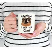 Whatever Floats Your Goat Sarcastic Statement Coffee Mug 11 oz - Panvola