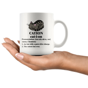 Cation Chemistry Cation Meaning Funny Gift Ceramic Coffee Mug 11 oz - Panvola