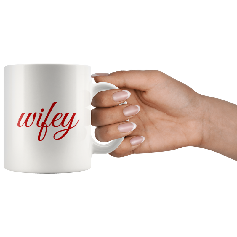 Wifey Hubby Couples  Coffee Mugs Gift Idea 11 oz.