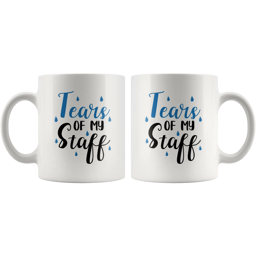 Tears of My Staff Boss Funny Office Ceramic Coffee Mug 11 oz, image 4 of 4