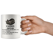 Cation Chemistry Cation Meaning Funny Gift Ceramic Coffee Mug 11 oz - Panvola