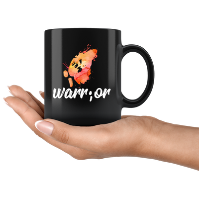 Warrior Butterfly Watercolor Semicolon Suicide Prevention Awareness Ceramic Mug
