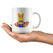 Gamer Cat Feline Game Lover Geek Gift Ceramic Coffee Mug 11 oz - Panvola