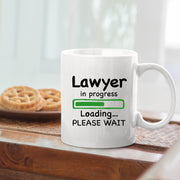 Lawyer in Progress Law Student Coffee Mug 11 oz White.