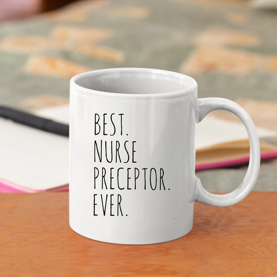 Best Nurse Preceptor Ever Ceramic Coffee Mug 11 oz, image 5 of 5