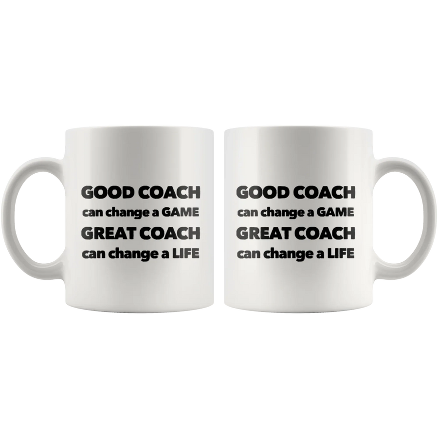 Good Coach Great Coach Can Change A Life Appreciation Coffee Mug 11 oz, image 4 of 4