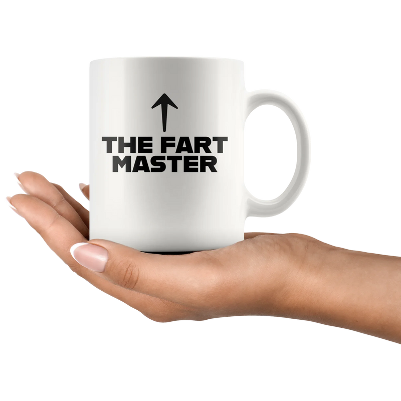 Gift For Husband - The Fart Master Funny Sarcastic Appreciation Coffee Mug 11 oz - Panvola