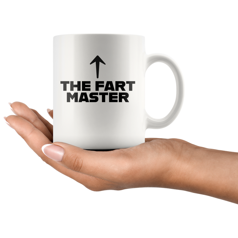 Gift For Husband - The Fart Master Funny Sarcastic Appreciation Coffee Mug 11 oz