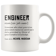 Engineer Definition Someone Who Does Precision Coffee Mug 11 oz.