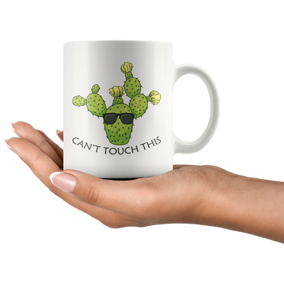 Can't Touch This Prickly Cacti Succulent Plant Lover Coffee Mug 11 oz