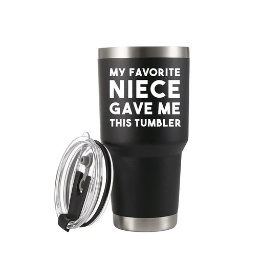 My Favorite Niece Gave Me This Tumbler Aunts Uncles Travel Mug 30oz - Panvola