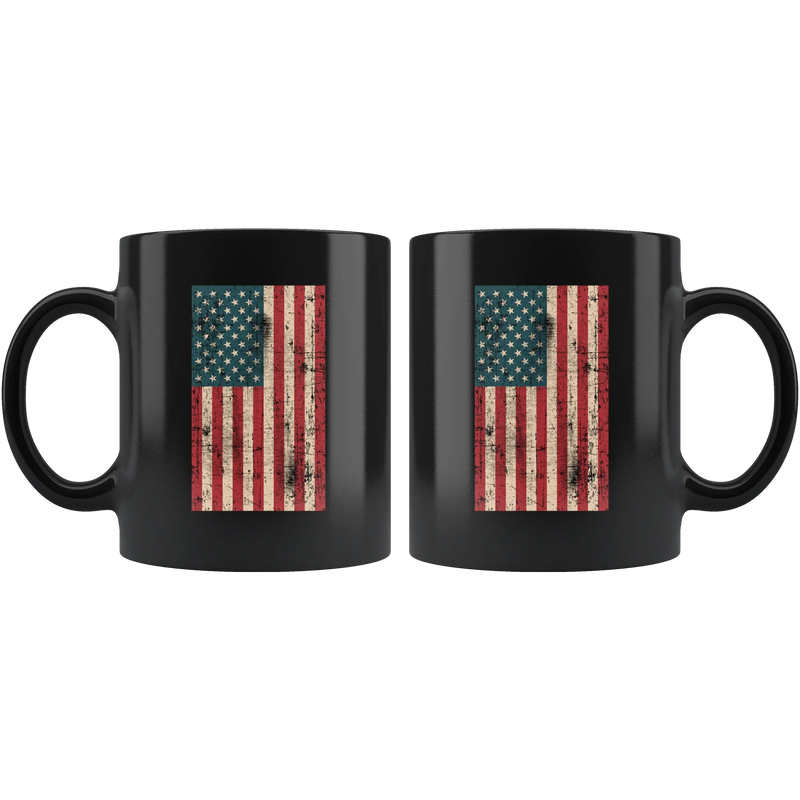 American Flag Independence Day Inspiring Patriotic Coffee Mug 11 oz - Panvola