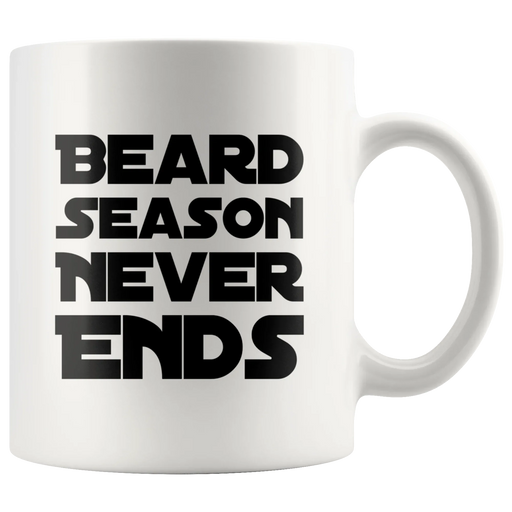 Husband Beard Mug - Beard Season Never Ends Coffee Mug 11 oz - Panvola