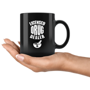 Licensed Drug Dealer Rx Pharmacist Pharma Grad Coffee Mug 11oz - Panvola