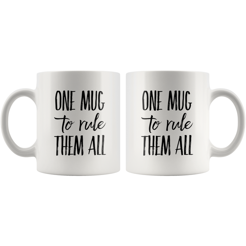 Gift For Movie Fan Parody One Mug to Rule Them All Ceramic Coffee Cup