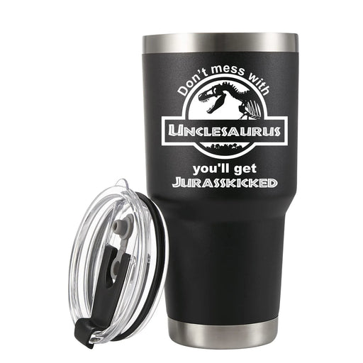 Don't Mess With Unclesaurus You'll Get Jurasskicked Vacuum Insulated Tumbler - Panvola
