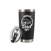 The Best Life Dad Vacuum Insulated Tumbler 20oz Father's Day Gift - Panvola