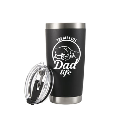 The Best Life Dad Vacuum Insulated Tumbler 20oz Father's Day Gift