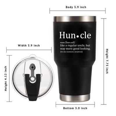Huncle Like A Regular Uncle Vacuum Insulated Tumbler 30oz From Niece Nephew