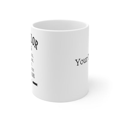Personalized Counselor Because Miracle Worker Isn't An Official Job Title Ceramic Mug 11oz