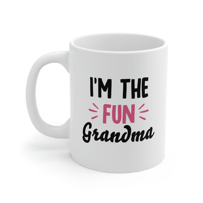 Personalized I'm the Fun Grandma Mother's Day Gift For Grandmother Coffee Mug 11oz