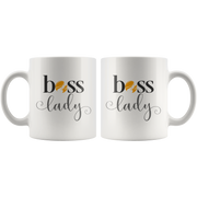 Boss Lady Mug Birthday Christmas Cool Gifts For Women Bosses Mug 11 oz.